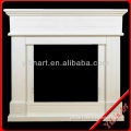 White Indoor Fireplace Mantel Carving Sculpture YL-B200
